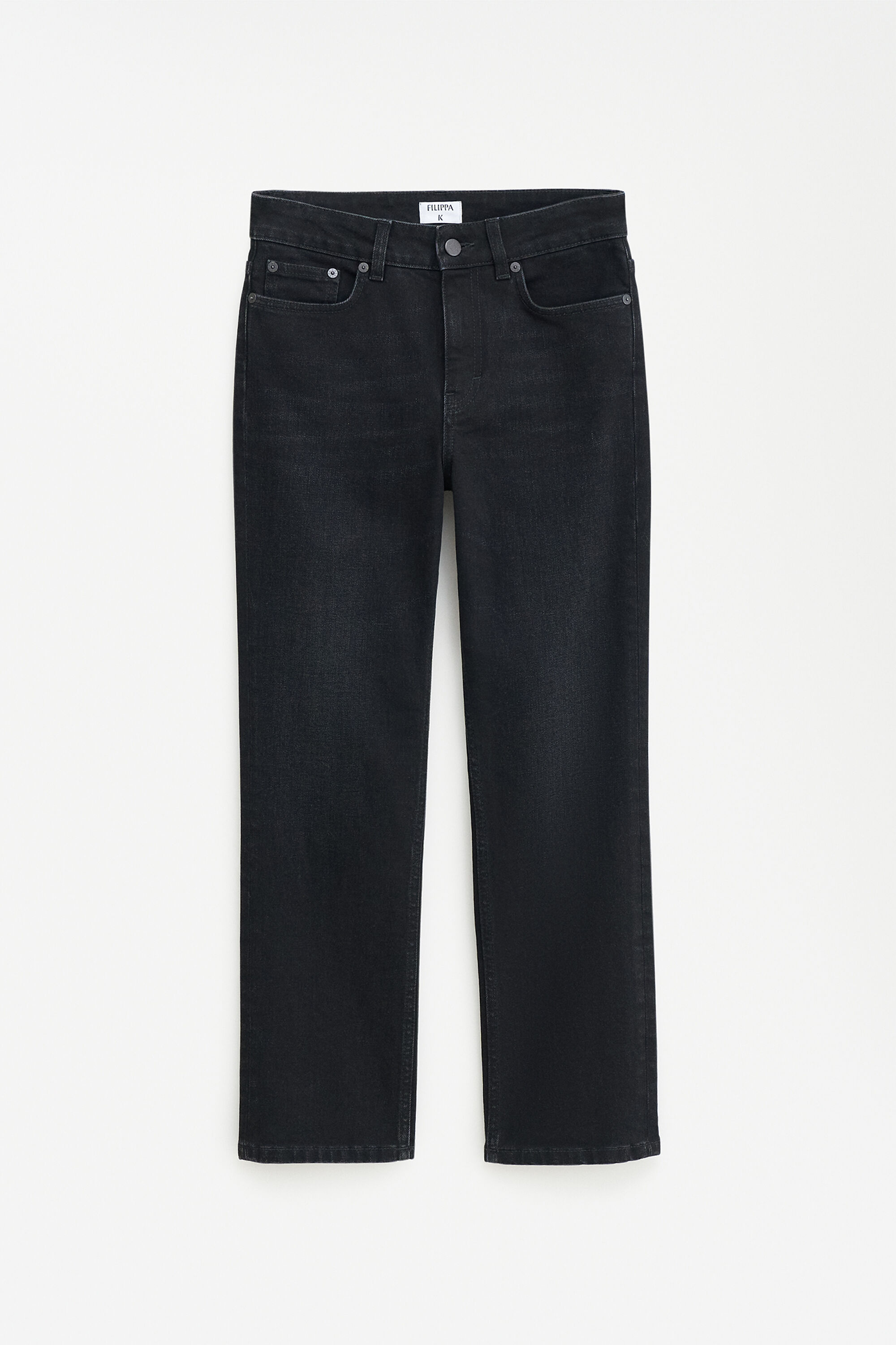 【関税込み】Filippa K ブラック テーパード ジーンズ Filippa K クロップド ストレートジーンズ | ブラック | FARFETCH JP